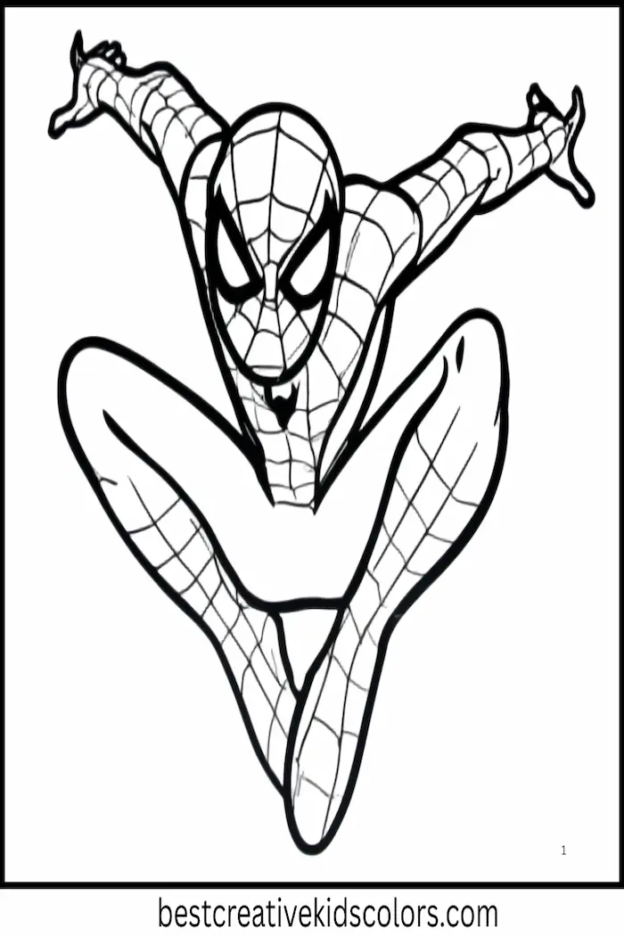 Iron Spider Coloring Printable