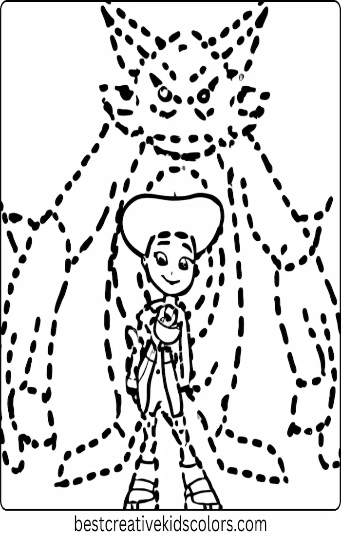 Jessie with Arbok Behind Her