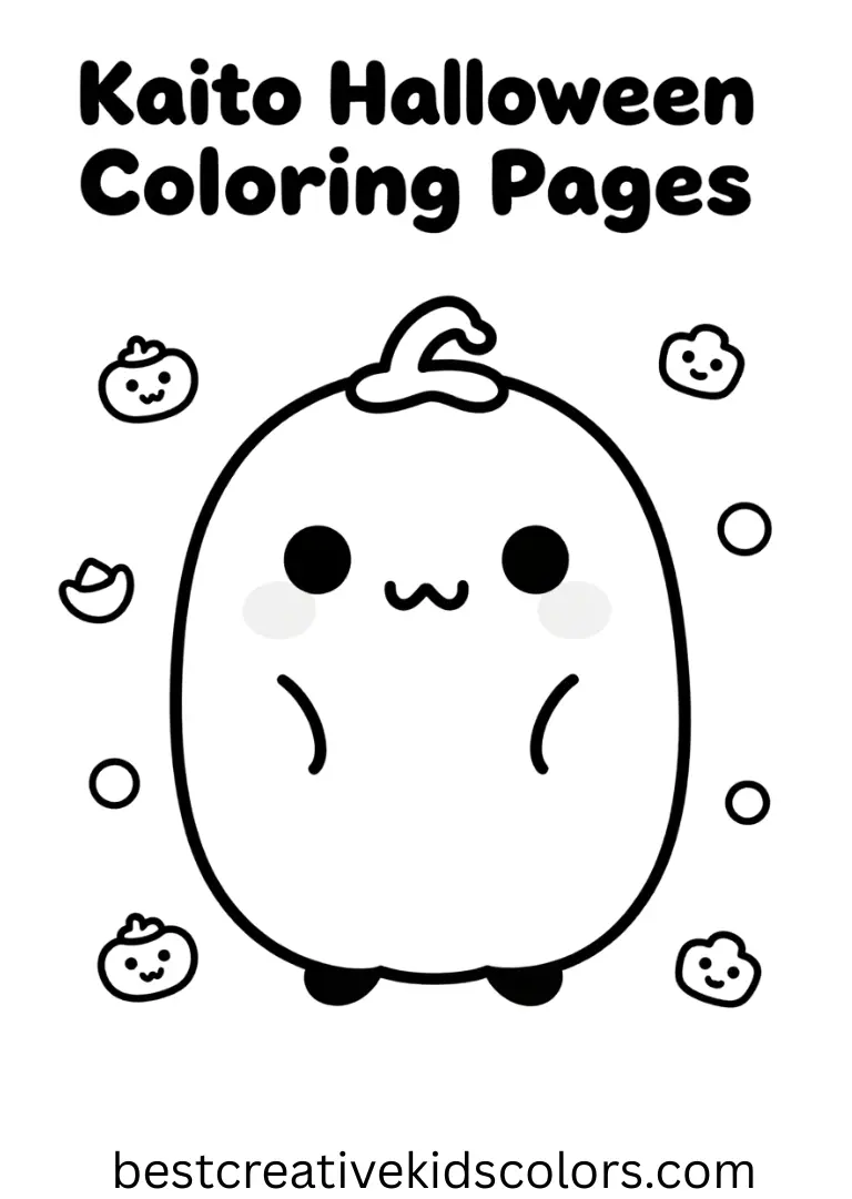 Kawaii Halloween Coloring Pages