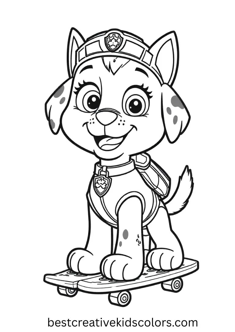 Liberty Street Patrol Paw Patrol Coloring Page Helper