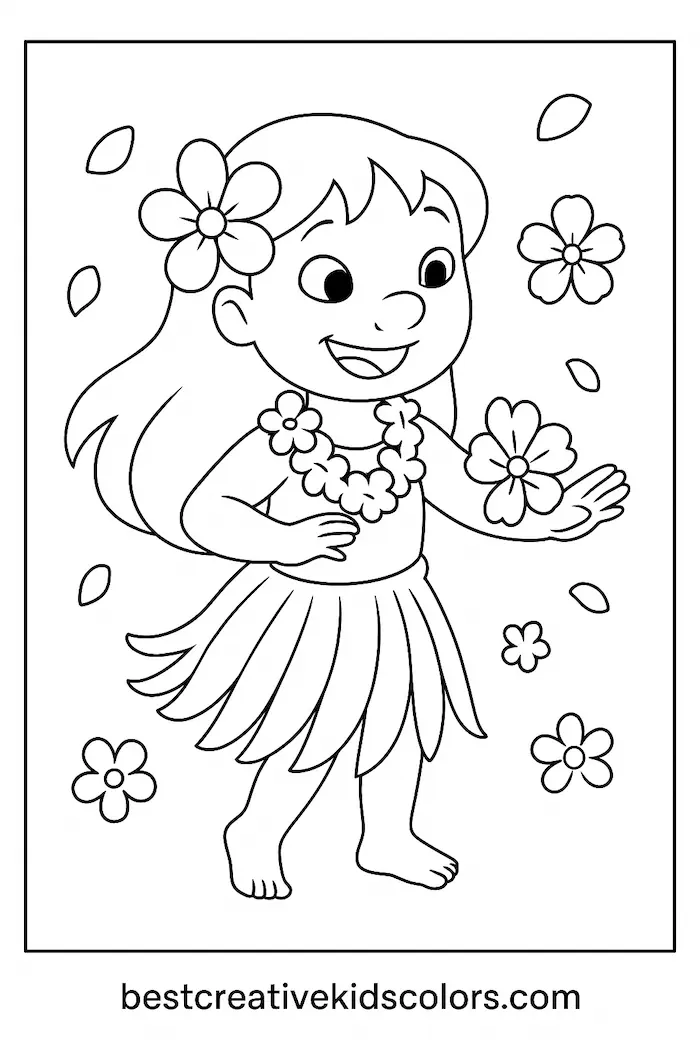 Lilo Coloring Page