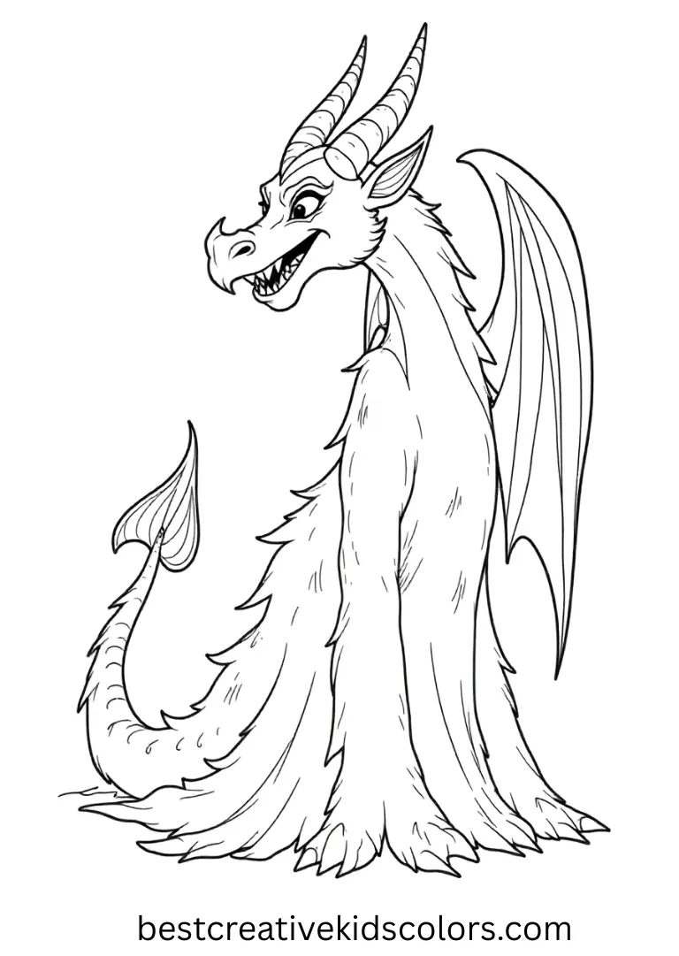 Maleficent’s Dragon Surprise Disney Coloring Page Watch Maleficent transform into a dragon on imaginative Disney Coloring Pages.