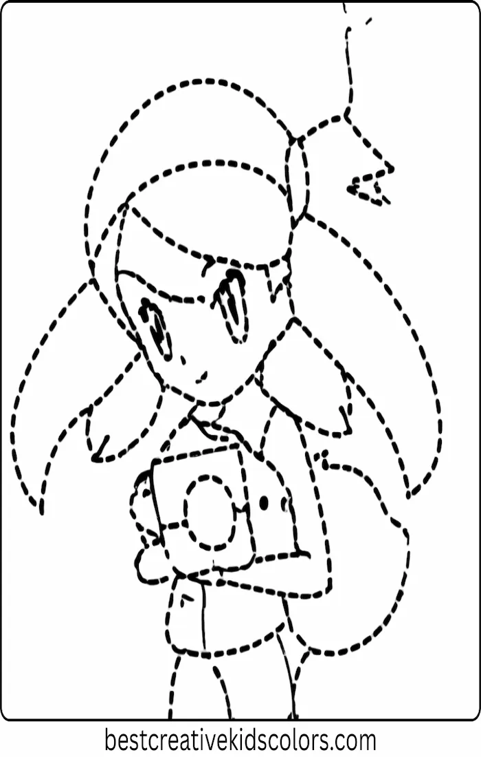 May Holding a Pokédex