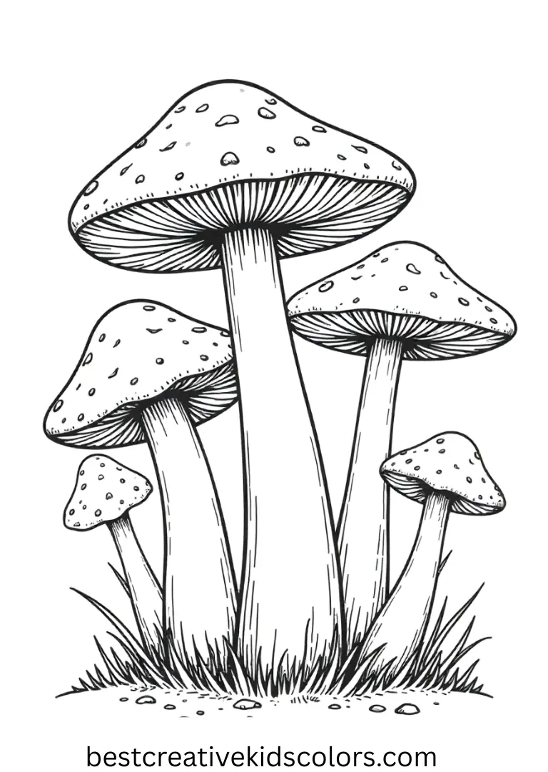 Mushroom Coloring ideas
