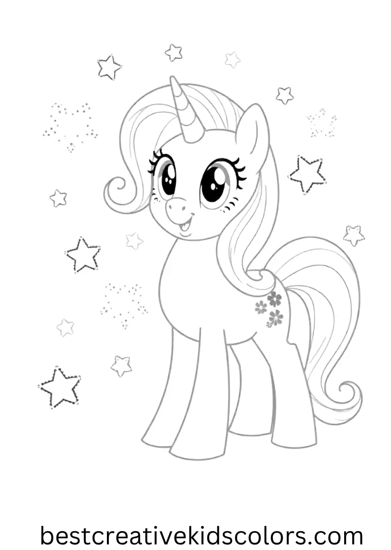 My Little Pony Friendship Celebration Coloring Page