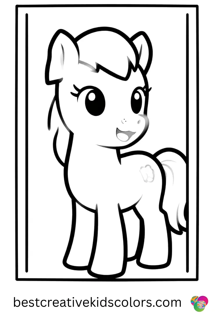 My little pony coloring pages printable easy