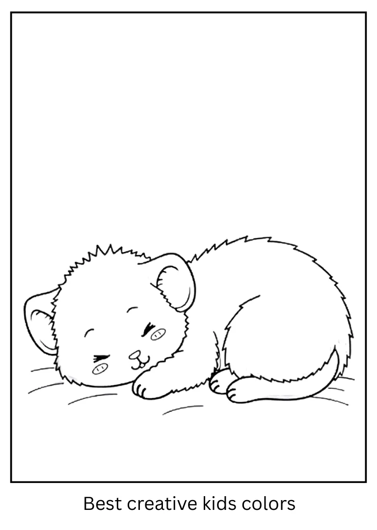 Nap Time Labubu Printable Sheet