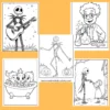 Nightmare Before Christmas Coloring Pages - Post Thumbnail