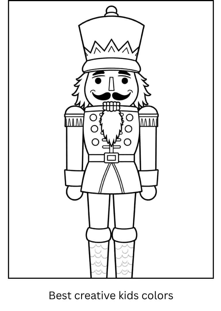 Nutcracker Soldier Coloring Sheet Nutcracker Soldier Coloring Sheet
