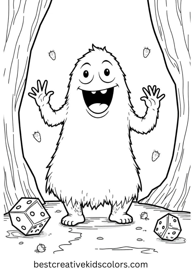 Oogie Boogies Lair Coloring Sheet