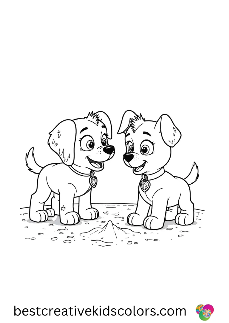 Paw Patrol Mighty Pups Coloring Pages