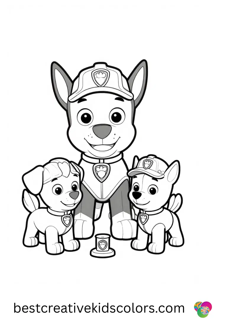 Paw Patrol The Mighty Movie Coloring Pages