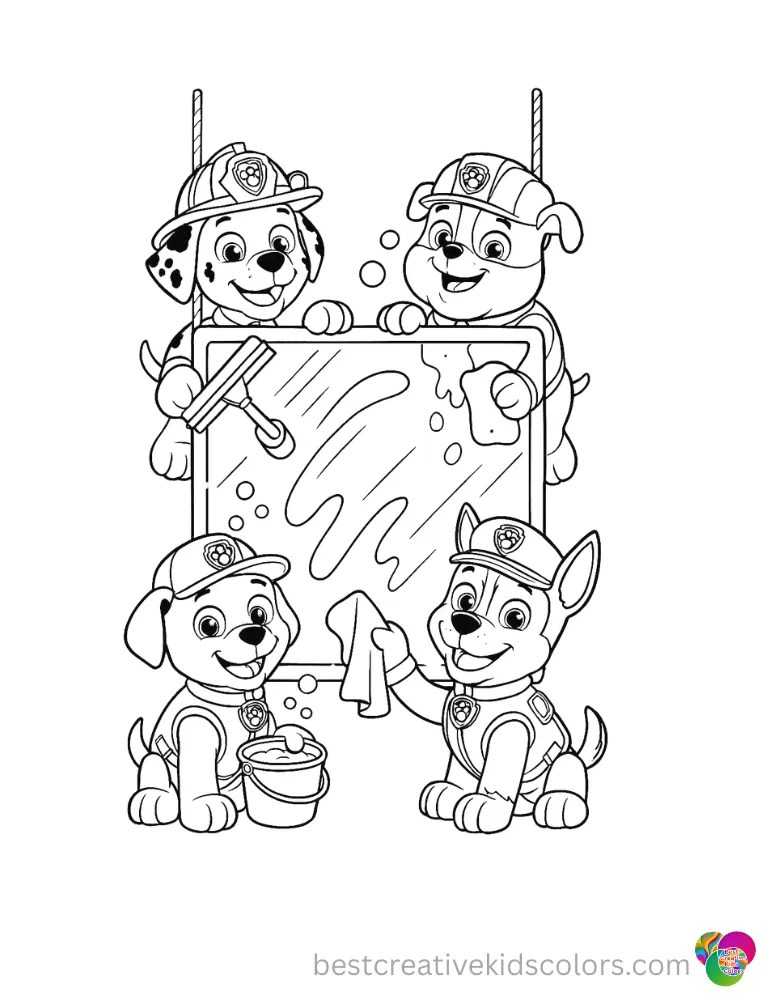 Check paw patrol colouring pages chase to see Chase holding a shiny silver spoon.