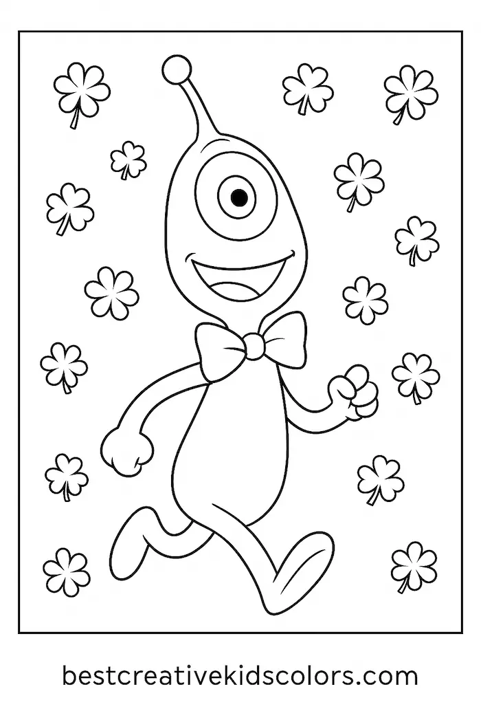 Pleakley Coloring Page for Kids