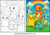 120 Plus Pokémon Coloring Pages PDF – Free Printable for Kids