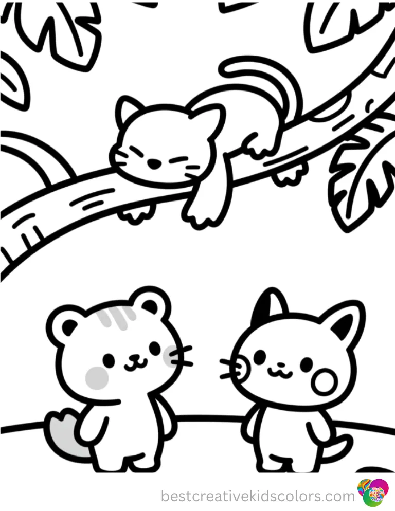 A sleepy Slakoth hangs lazily from a jungle branch within these Pokemon colouring pages pdf.