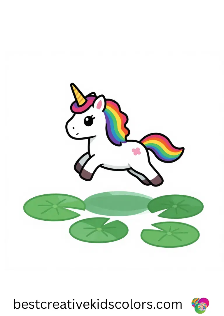 Rainbow Unicorn drawing