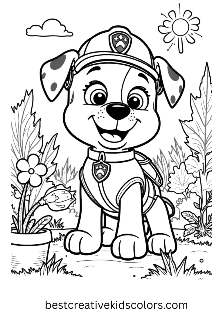 Rocky tends plants and repairs garden tools to help maintain the lookout.