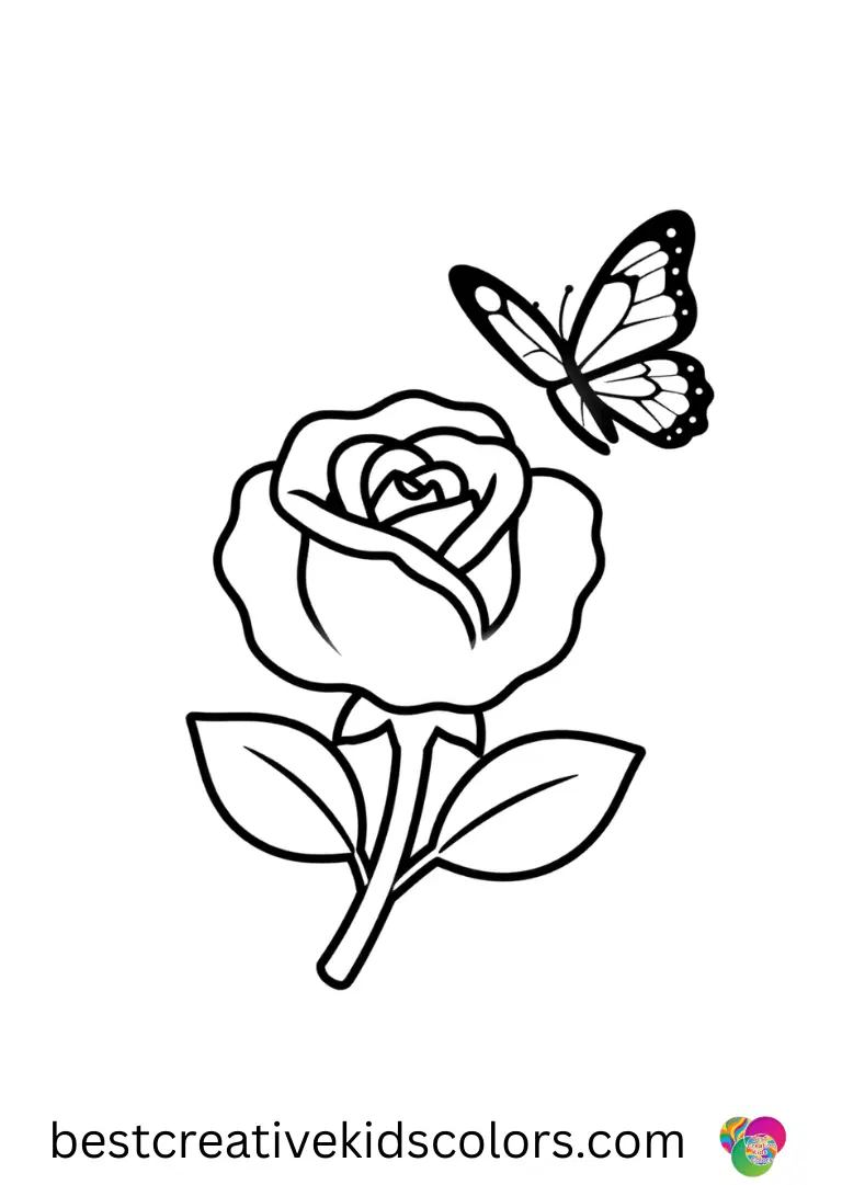 Rose With Butterfly tattoo shows stencil paper being peeled back.