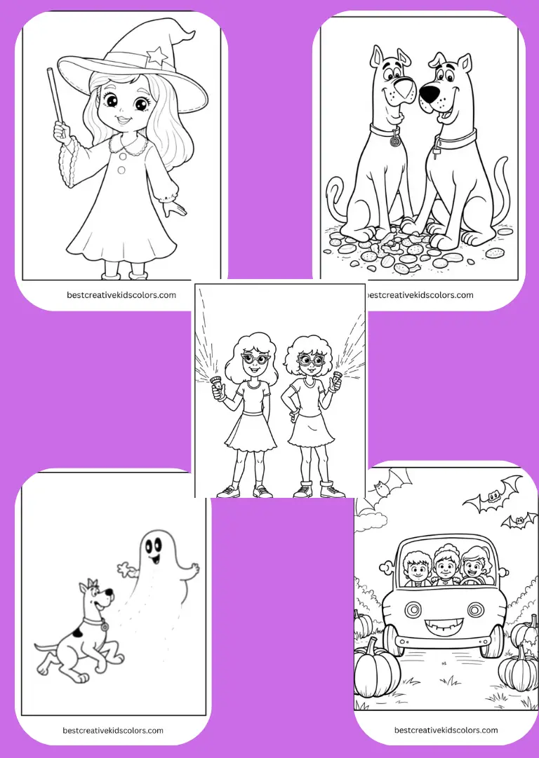 Scooby-Doo Halloween Coloring Pages
