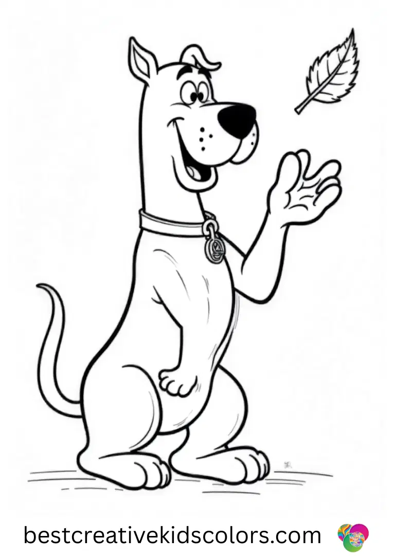 Scooby doo halloween coloring pdf
