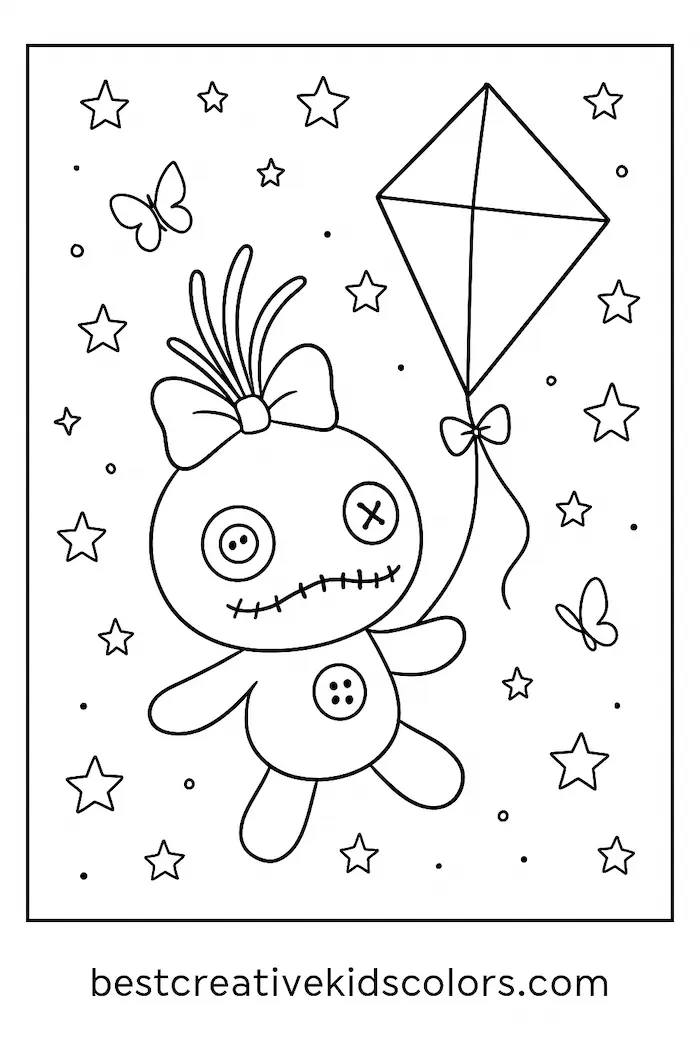 Scrump Cute Coloring Page for Kids