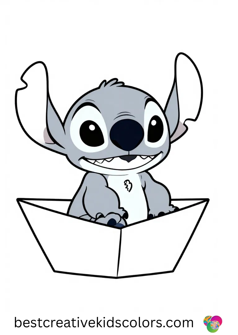 Scrump Lilo and Stitch depicts Stitch climbing a palm tree to reach coconuts.