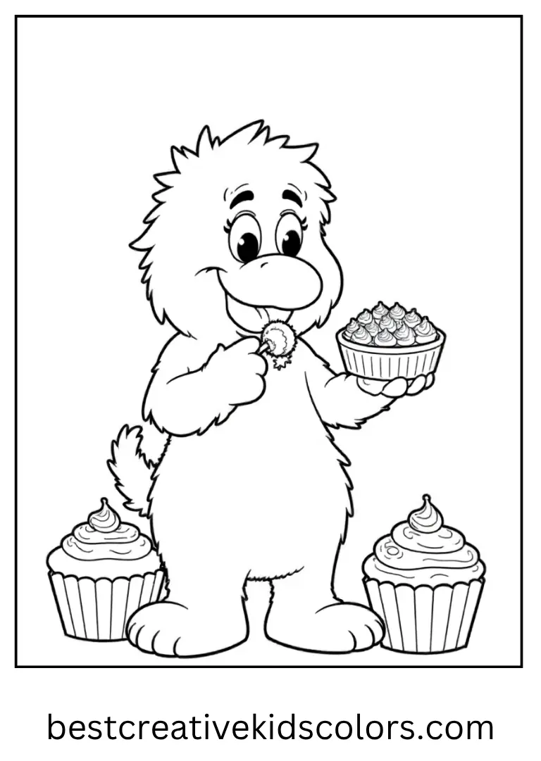 Shaggy Eats Candy Halloween Coloring Page 1