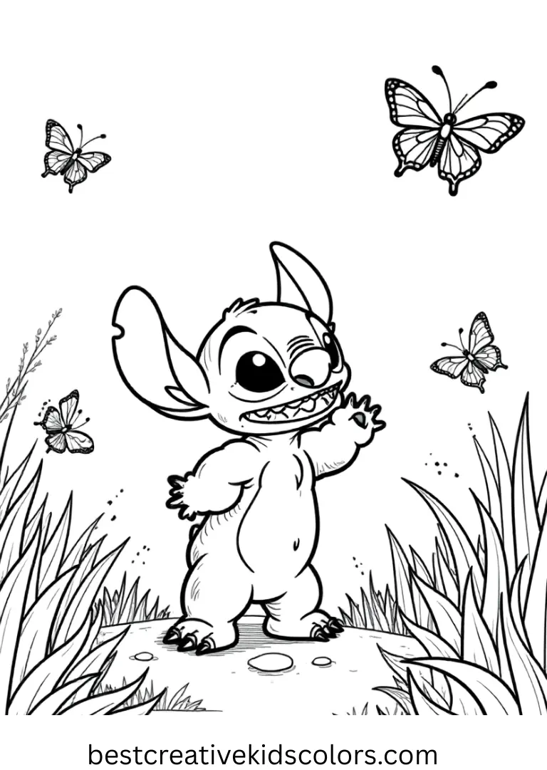 Simple stitch coloring pages free printable