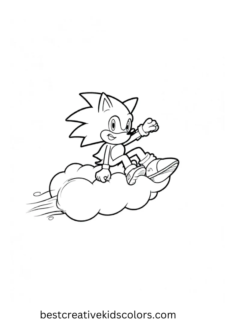 Sonic and Tails Printable – Cloud Ride