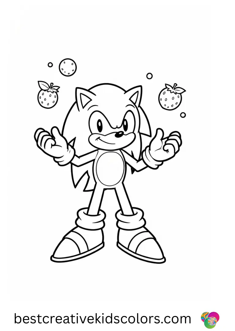Sonic colouring pages free disney