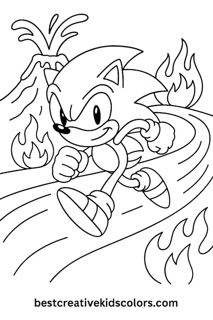 Sonic in the Fiery World – Free Printable Sheets