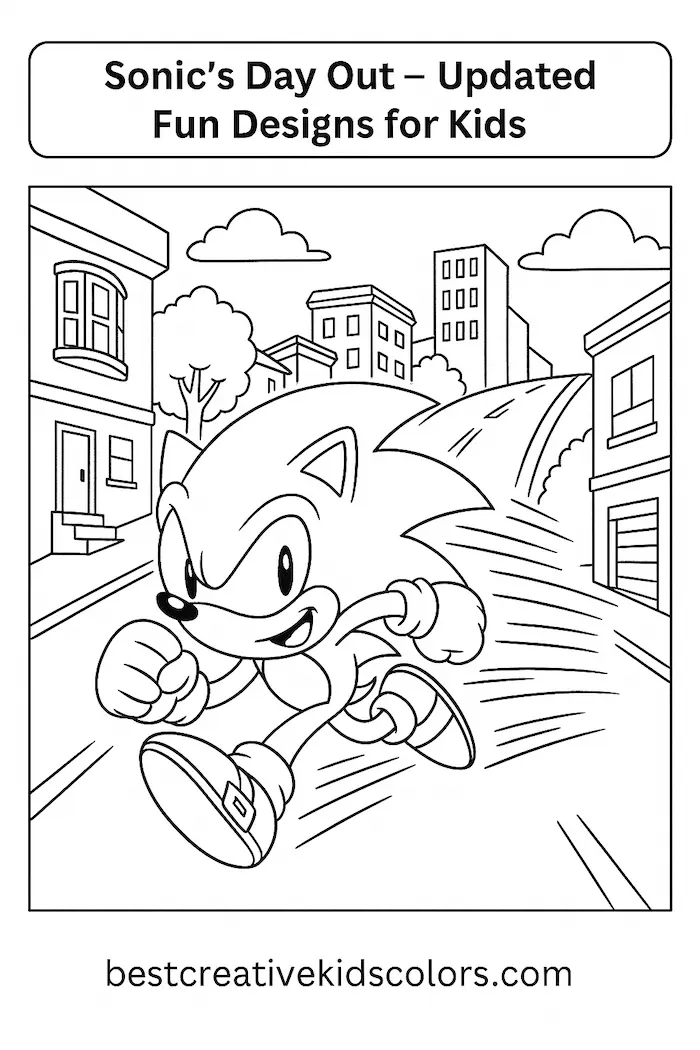 Sonic’s Day Out – Updated Fun Designs for Kids