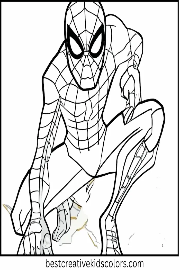 Spider-Man No Way Home Coloring Printable