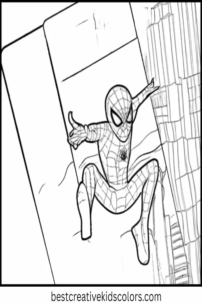 Spider Verse Coloring Activity Page