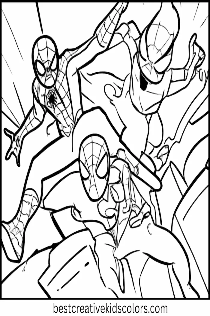 Spidey and His Amazing Friends Coloring Picture
