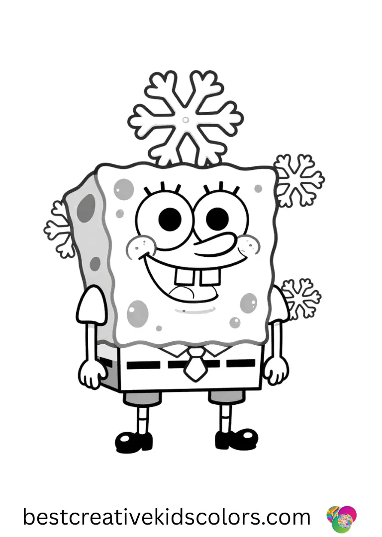 SpongeBob colouring pages pdf
