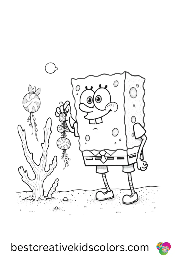Spongebob coloring pages printable pdf disney