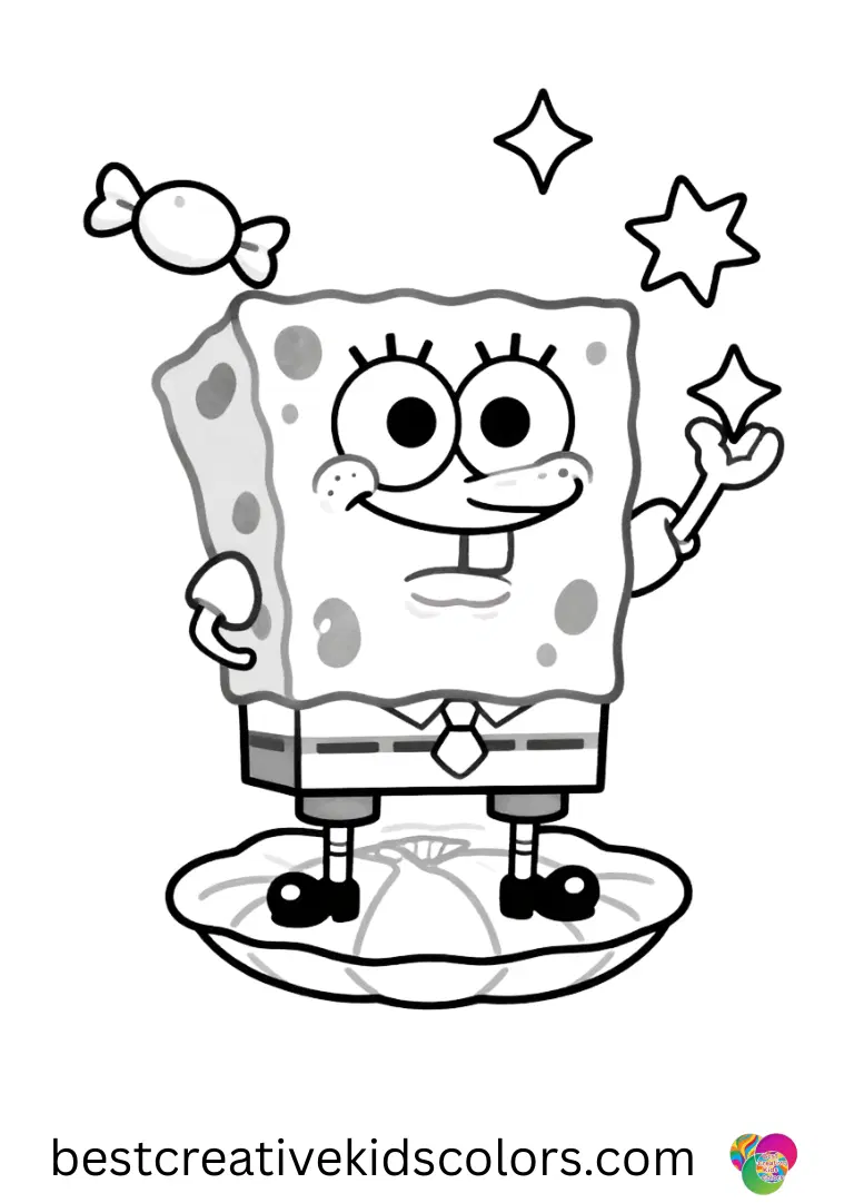 Spongebob coloring pages printable pdf free download