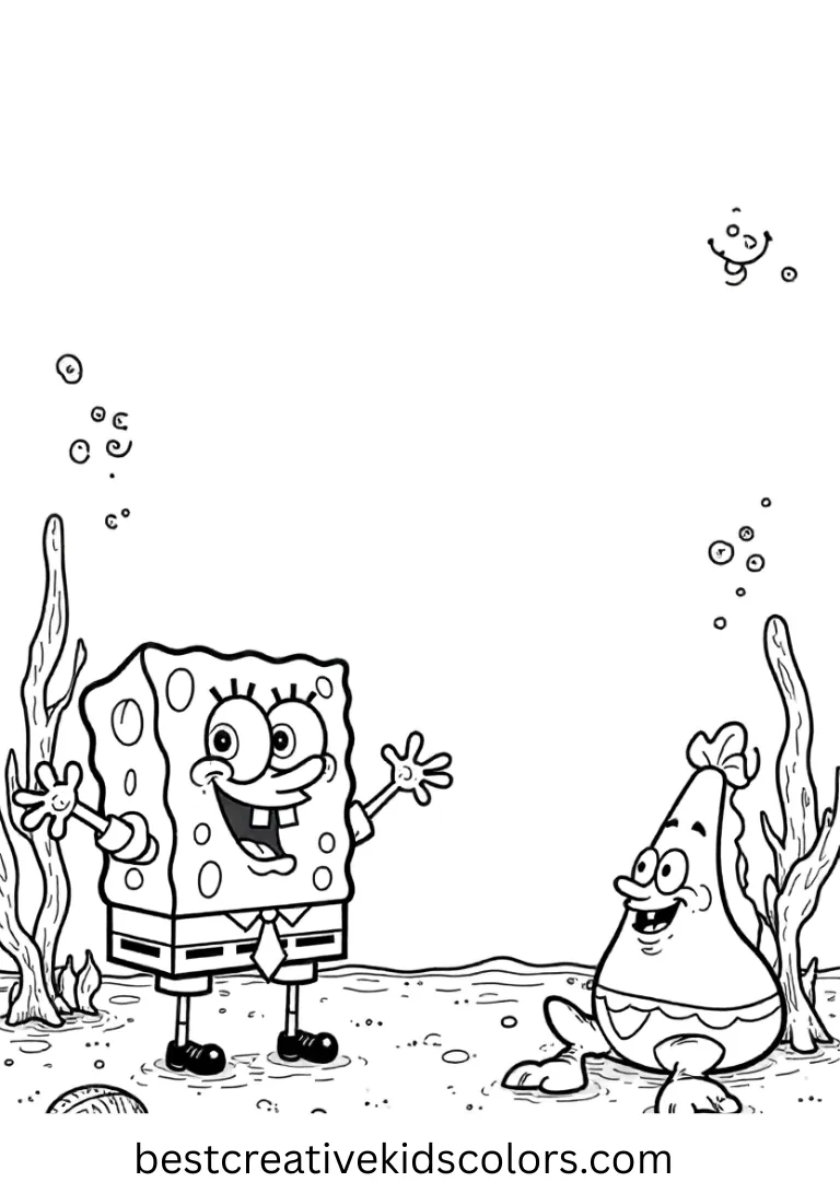 Spongebob coloring pdf download
