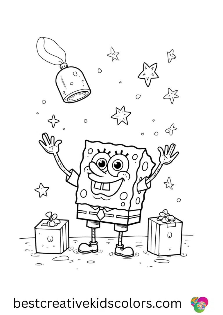 Spongebob colouring pages disney