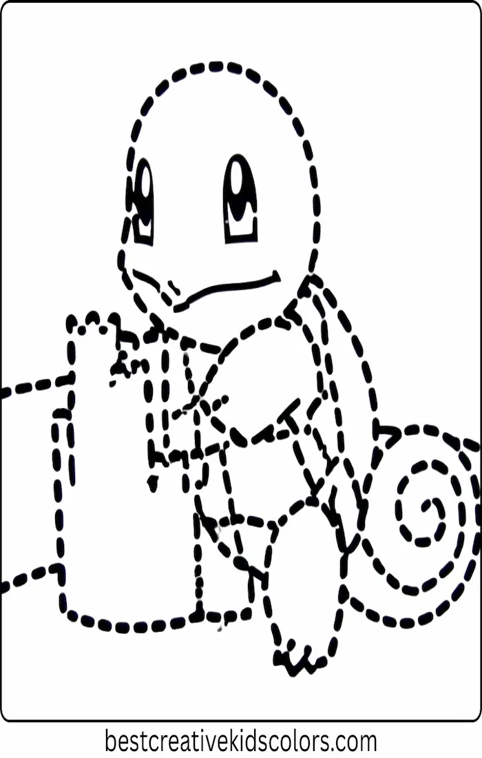 Squirtle Building a Sandcastle