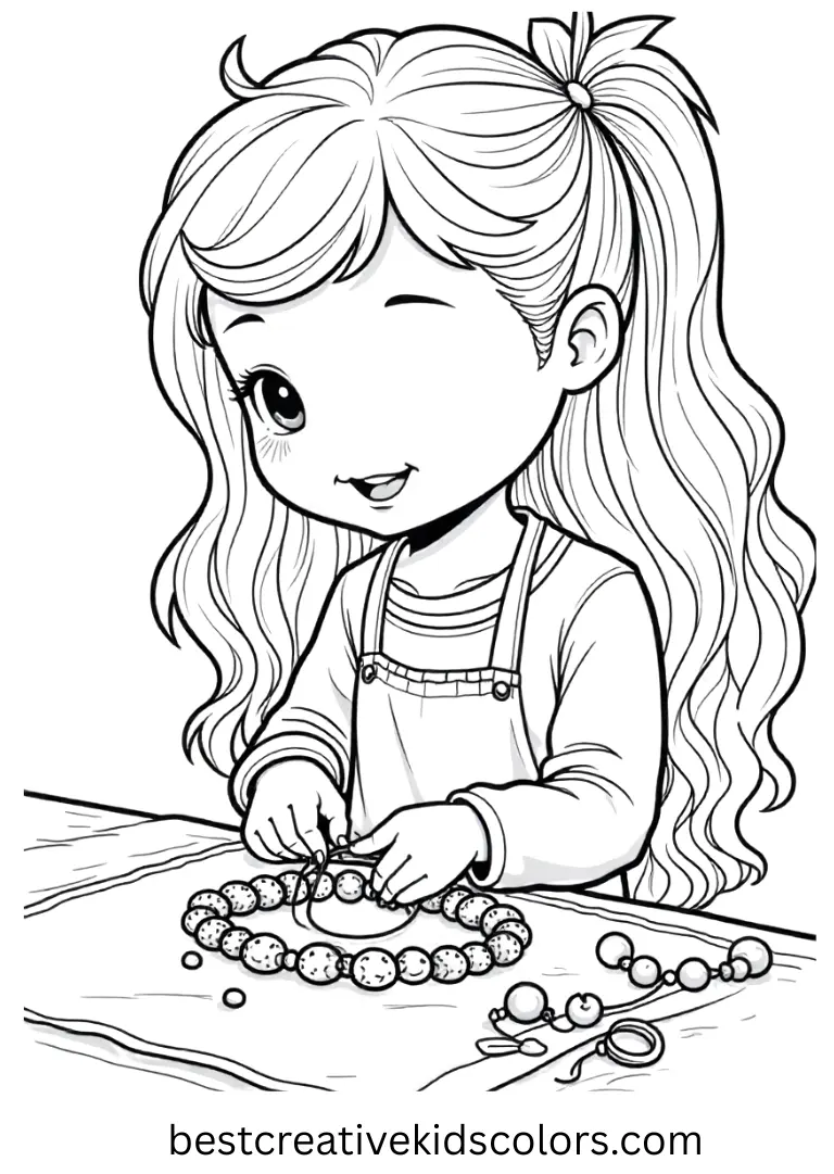 Stitch Making Friendship Bracelets Printable