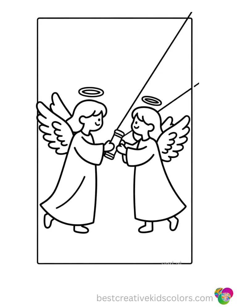 A nice view in stitch and angel coloring pages pdf shows them touching a flashlight.