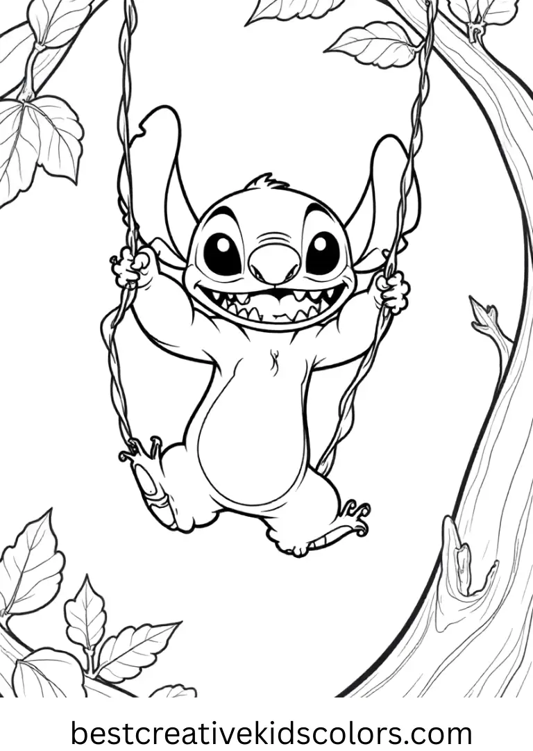 Stitch coloring