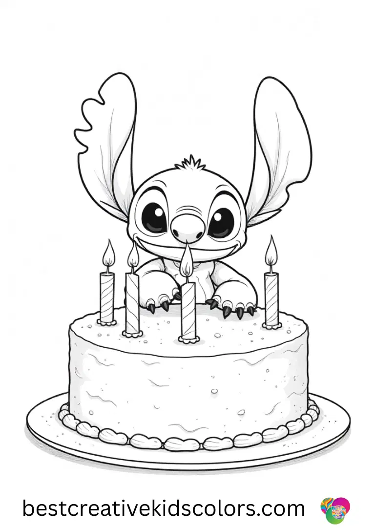 Stitch printable coloring pages free for adults