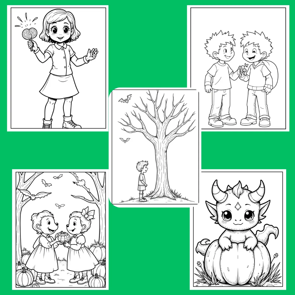 Stranger Things Halloween Coloring Pages