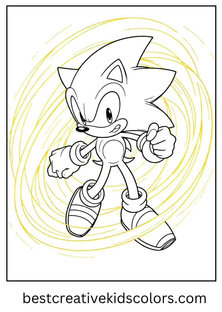Super Sonic Art Page – Glow of Power