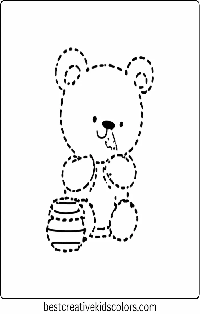 Teddiursa Licking Honey
