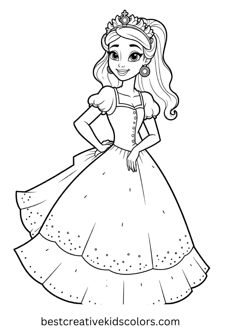 Magical Disney Coloring Pages – Print & Color for Kids 26 Tianas Dreamy Kitchen Disney Coloring Sheet